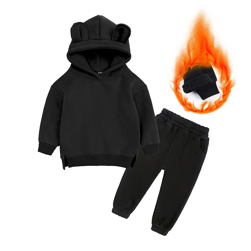 New Arrival Sport Suit for Boys Clothing Set Casual Warm Hoodie Long Sleeve Tops Pant Clothes For Kids Outfits Tracksuit 2 Pcs