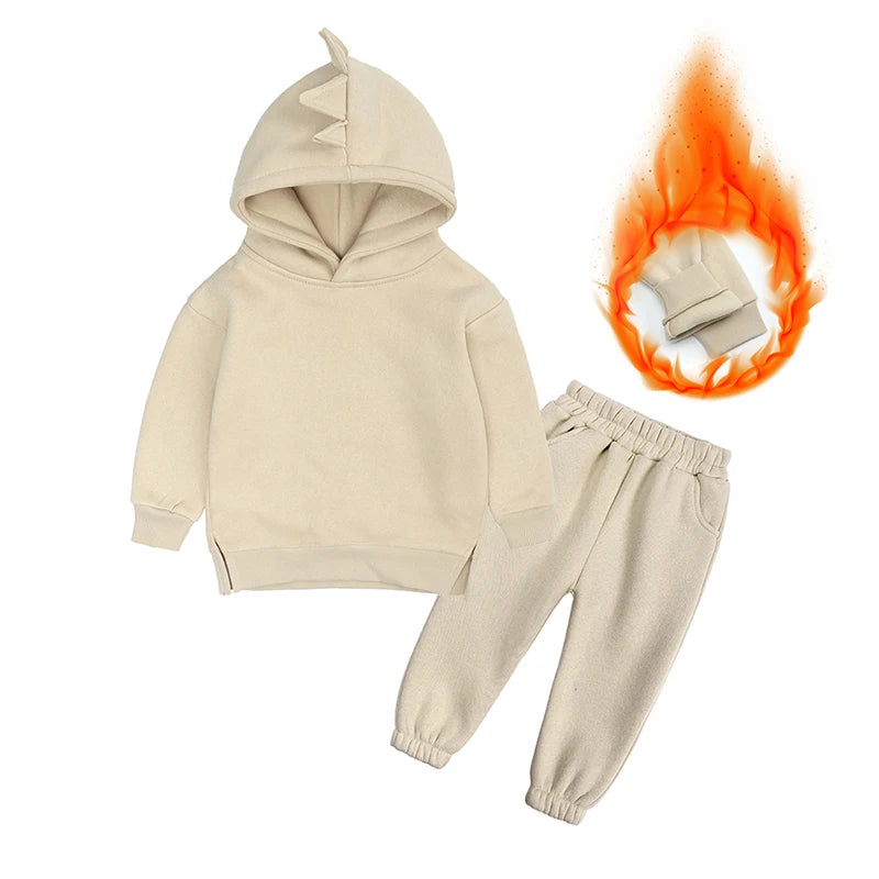 New Arrival Sport Suit for Boys Clothing Set Casual Warm Hoodie Long Sleeve Tops Pant Clothes For Kids Outfits Tracksuit 2 Pcs