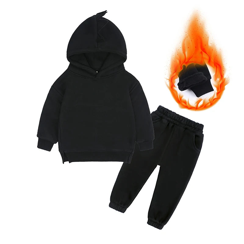 New Arrival Sport Suit for Boys Clothing Set Casual Warm Hoodie Long Sleeve Tops Pant Clothes For Kids Outfits Tracksuit 2 Pcs