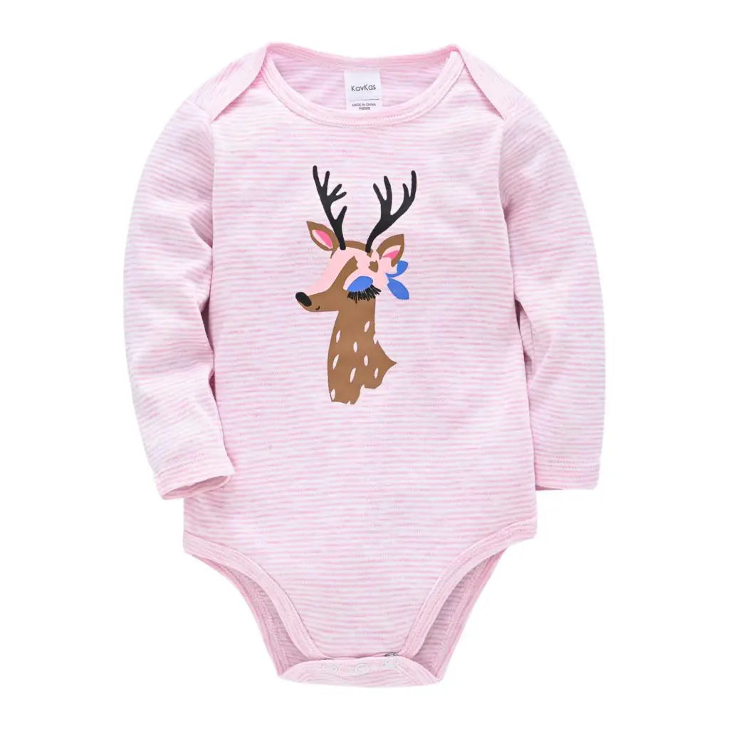 Honeyzone Baby Clothes Bodysuit Infant Baby Boy Girl Romper Newborn Long Sleeves Cotton Jumpsuit Cartoon Costumes Onesie Bebe
