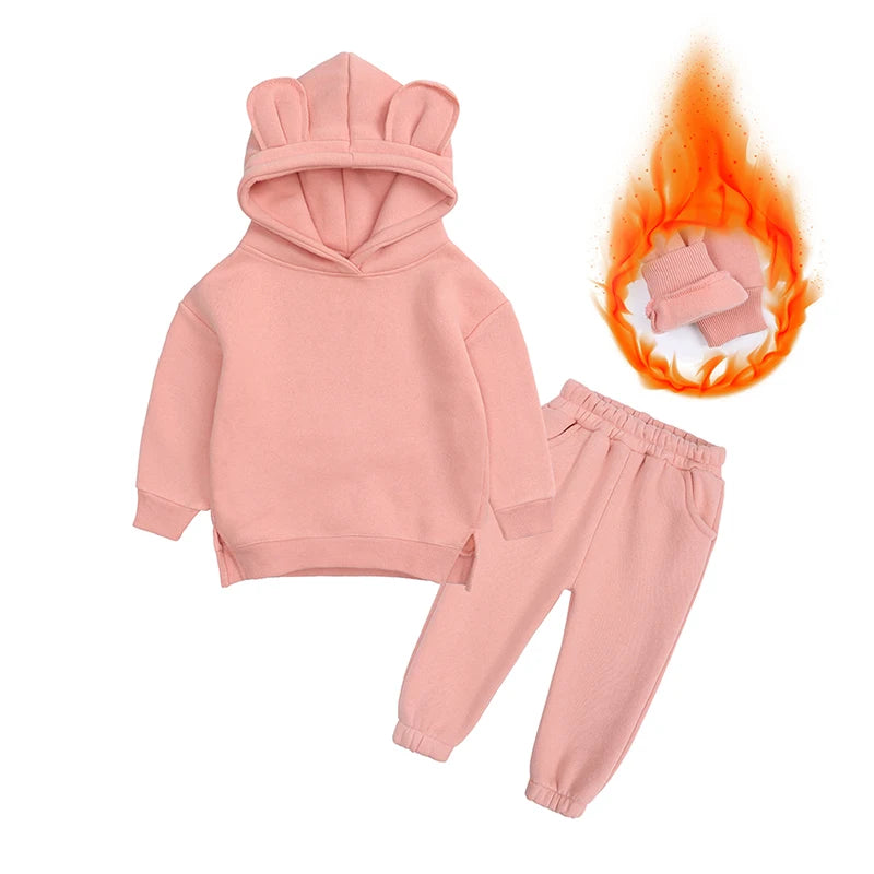 New Arrival Sport Suit for Boys Clothing Set Casual Warm Hoodie Long Sleeve Tops Pant Clothes For Kids Outfits Tracksuit 2 Pcs