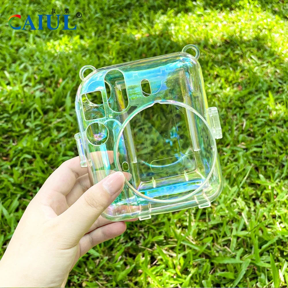 Compact Mini 12 Strap Rope Bag for Camera & Video Magic Transparent Crystal Case with Storage Protection