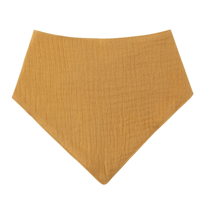 5Pcs/1pc Baby Infants Feeding Bib Soft Pure Cotton Bandana Muslin Absorbent Saliva Towel Toddler Scarf Newborn Burp