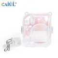 Compact Mini 12 Strap Rope Bag for Camera & Video Magic Transparent Crystal Case with Storage Protection