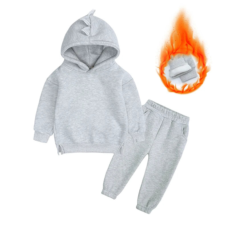 New Arrival Sport Suit for Boys Clothing Set Casual Warm Hoodie Long Sleeve Tops Pant Clothes For Kids Outfits Tracksuit 2 Pcs
