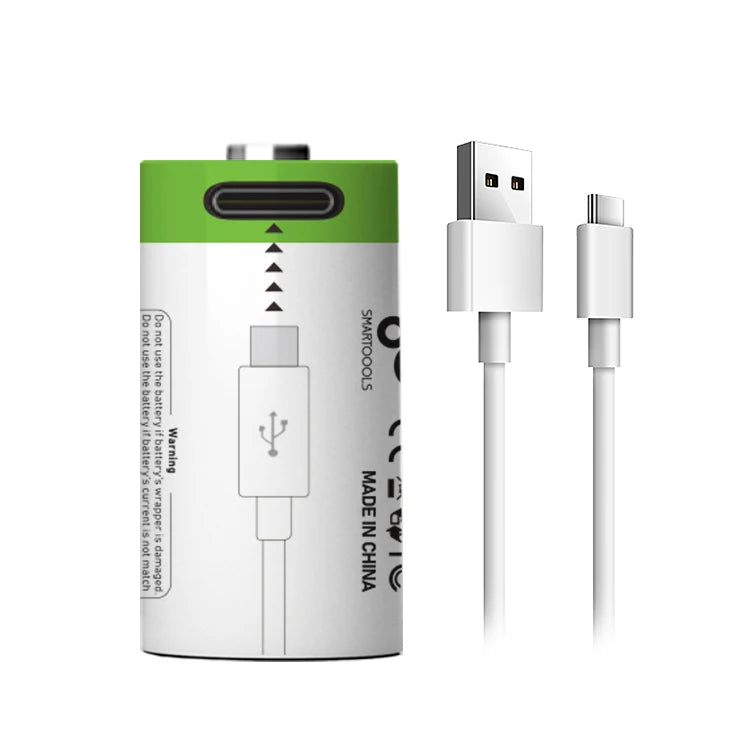 Original USB Smartoools Lithium Ion 3.7V 700mAh Cylindrical LiCoO2 Cathode Battery Pack CR123A 1200 Cycles for Electric Vehicles
