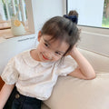 2026 Girl Cute Summer Blouse Kids Children Short Sleeve Shirt