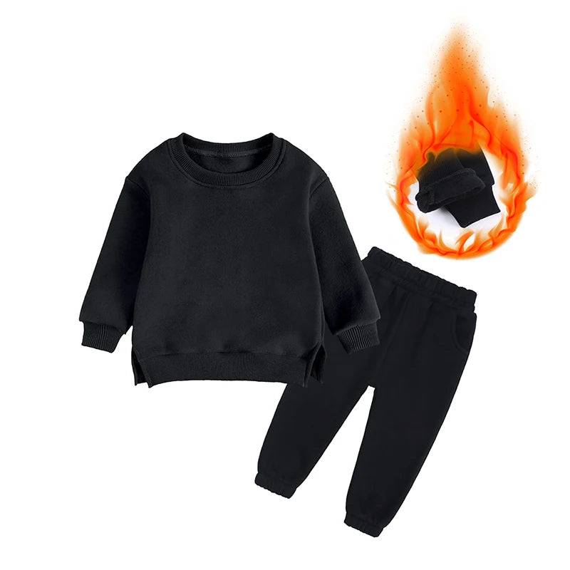 New Arrival Sport Suit for Boys Clothing Set Casual Warm Hoodie Long Sleeve Tops Pant Clothes For Kids Outfits Tracksuit 2 Pcs