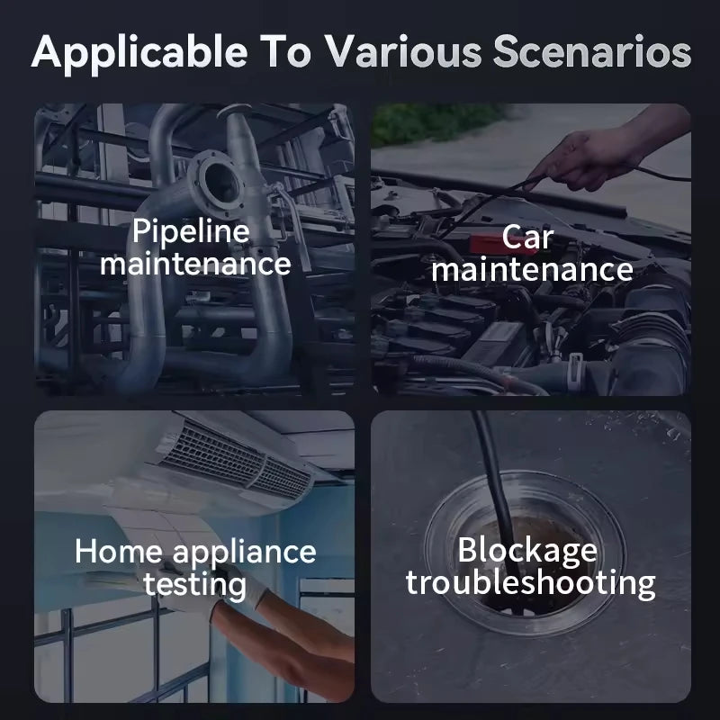 Industrial Videoscope with 360° Rotation 2MP HD 4.3 - Inch IPS Screen IP67 Waterproof Two Way Rotation Steering Wheel Control