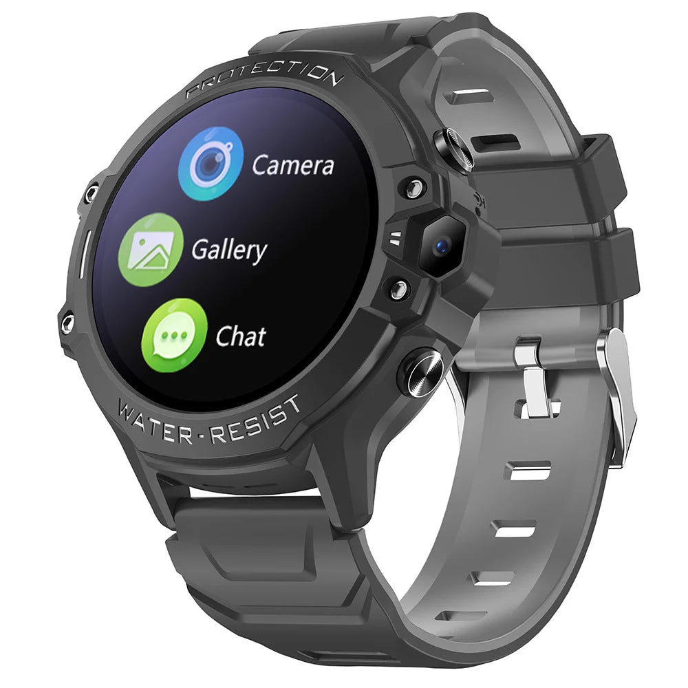 2025 K55 Kids Smart Watch 4G GPS LBS Video Call 1.28 Inch IPS Screen 700mAh Battery Waterproof Camera SOS Button for Children