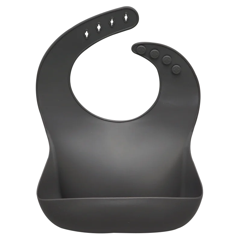 Fashionable Silicon Breastplate Baby Bib Waterproof Solid Infant Bandana Bibs Newborn Feeding Burp Cloth Drooling Scarf Dropship