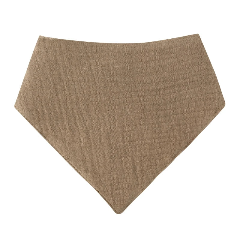 5Pcs/1pc Baby Infants Feeding Bib Soft Pure Cotton Bandana Muslin Absorbent Saliva Towel Toddler Scarf Newborn Burp
