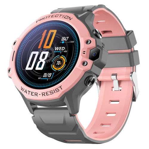 2025 K55 Kids Smart Watch 4G GPS LBS Video Call 1.28 Inch IPS Screen 700mAh Battery Waterproof Camera SOS Button for Children