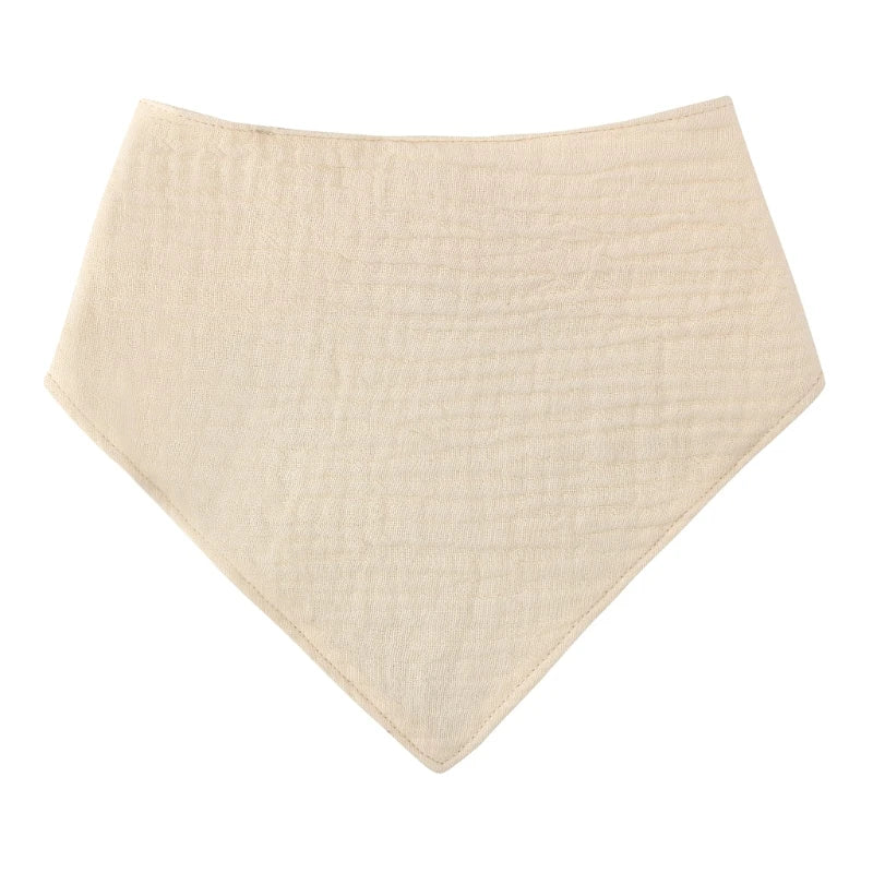 5Pcs/1pc Baby Infants Feeding Bib Soft Pure Cotton Bandana Muslin Absorbent Saliva Towel Toddler Scarf Newborn Burp