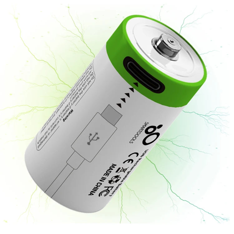 Original USB Smartoools Lithium Ion 3.7V 700mAh Cylindrical LiCoO2 Cathode Battery Pack CR123A 1200 Cycles for Electric Vehicles