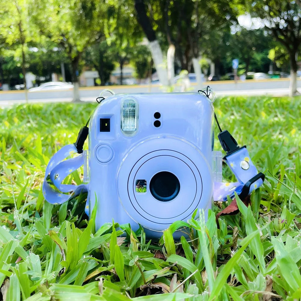 Durable Anti-Scratch Anti-Drop PC Crystal Case for Instax Mini12 Transparent Storage Protective Cover for Mirrorless Camera