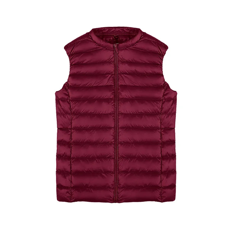 NewBang Vest Of Women Ultra Light Down Vests Portable Sleeveless Female Windbreaker Warm Waistcoat O-Neck Collar Winter Liner