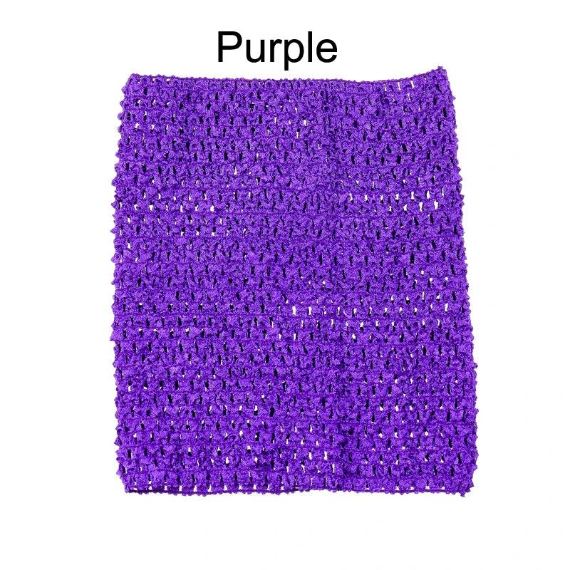 Baby Girl 9Inch Crochet Tutu Tube Tops Chest Wrap Wide Crochet Tops for DIY Tutu Dress Supplier