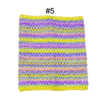 Baby Girl 9Inch Crochet Tutu Tube Tops Chest Wrap Wide Crochet Tops for DIY Tutu Dress Supplier