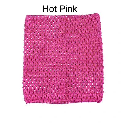 Baby Girl 9Inch Crochet Tutu Tube Tops Chest Wrap Wide Crochet Tops for DIY Tutu Dress Supplier