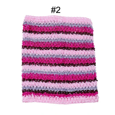 Baby Girl 9Inch Crochet Tutu Tube Tops Chest Wrap Wide Crochet Tops for DIY Tutu Dress Supplier