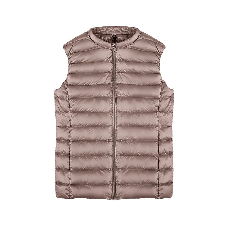 NewBang Vest Of Women Ultra Light Down Vests Portable Sleeveless Female Windbreaker Warm Waistcoat O-Neck Collar Winter Liner