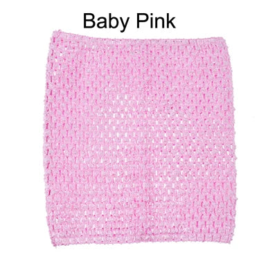 Baby Girl 9Inch Crochet Tutu Tube Tops Chest Wrap Wide Crochet Tops for DIY Tutu Dress Supplier
