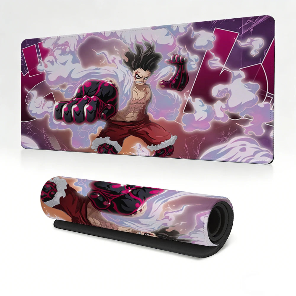 Dark Purple Cherry Blossom Desk Mat, Minimalist Japanese Aesthetic Large Extended Mouse Pad Smooth Surface Ordinateur Portable