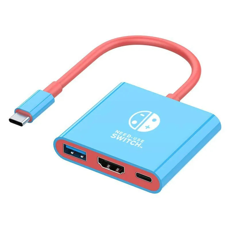 For for 2 Docking Station Game Live Converter Portable Screen 4K 60Hz
