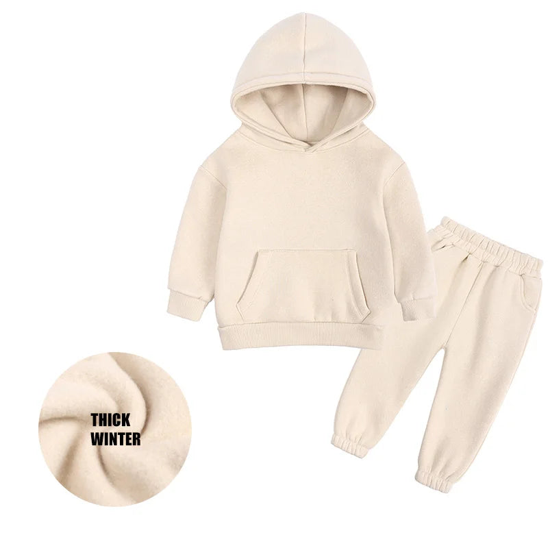 New Arrival Sport Suit for Boys Clothing Set Casual Warm Hoodie Long Sleeve Tops Pant Clothes For Kids Outfits Tracksuit 2 Pcs