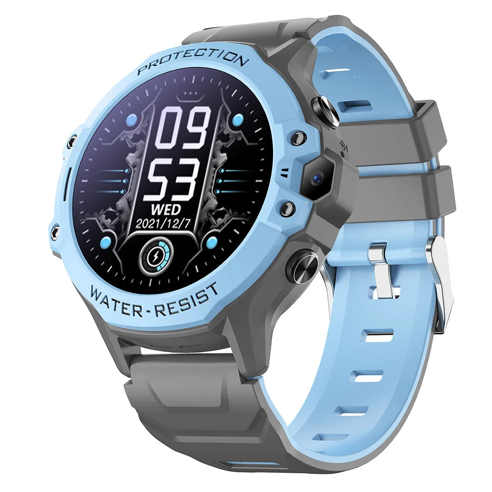 2025 K55 Kids Smart Watch 4G GPS LBS Video Call 1.28 Inch IPS Screen 700mAh Battery Waterproof Camera SOS Button for Children