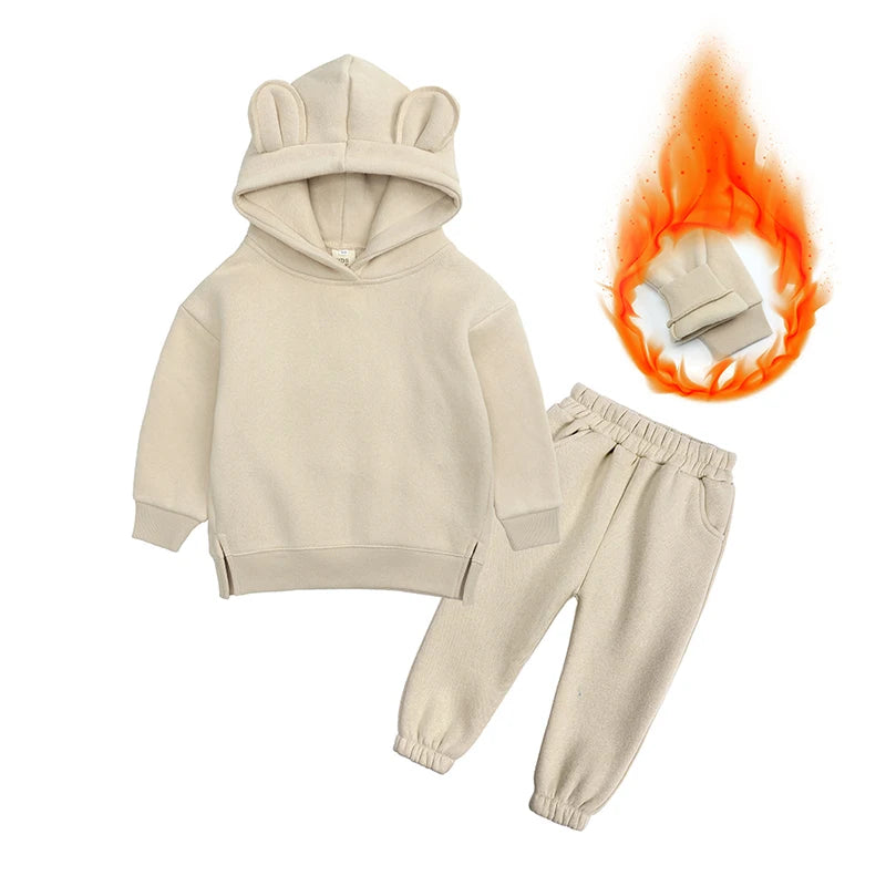 New Arrival Sport Suit for Boys Clothing Set Casual Warm Hoodie Long Sleeve Tops Pant Clothes For Kids Outfits Tracksuit 2 Pcs