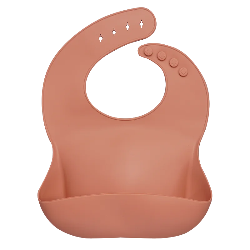Fashionable Silicon Breastplate Baby Bib Waterproof Solid Infant Bandana Bibs Newborn Feeding Burp Cloth Drooling Scarf Dropship