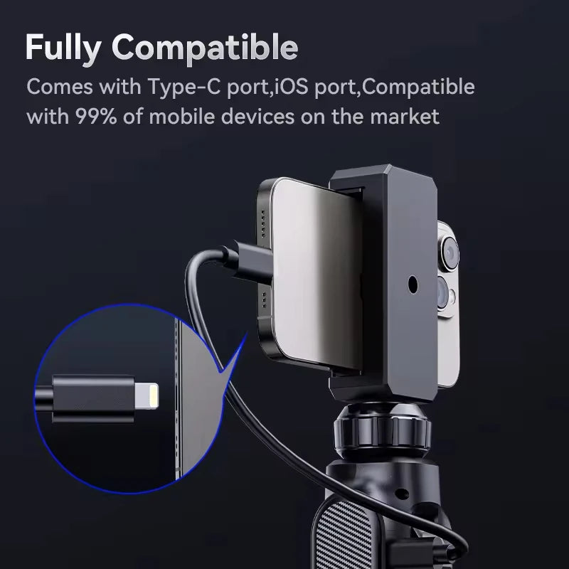 Industrial Videoscope with 360° Rotation 2MP HD 4.3 - Inch IPS Screen IP67 Waterproof Two Way Rotation Steering Wheel Control