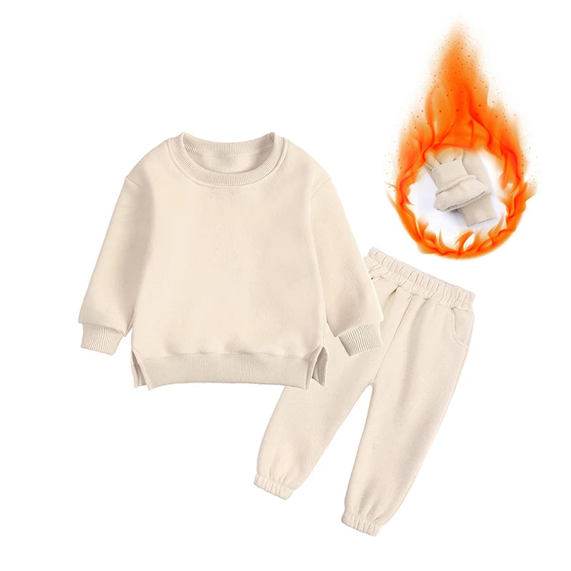 New Arrival Sport Suit for Boys Clothing Set Casual Warm Hoodie Long Sleeve Tops Pant Clothes For Kids Outfits Tracksuit 2 Pcs