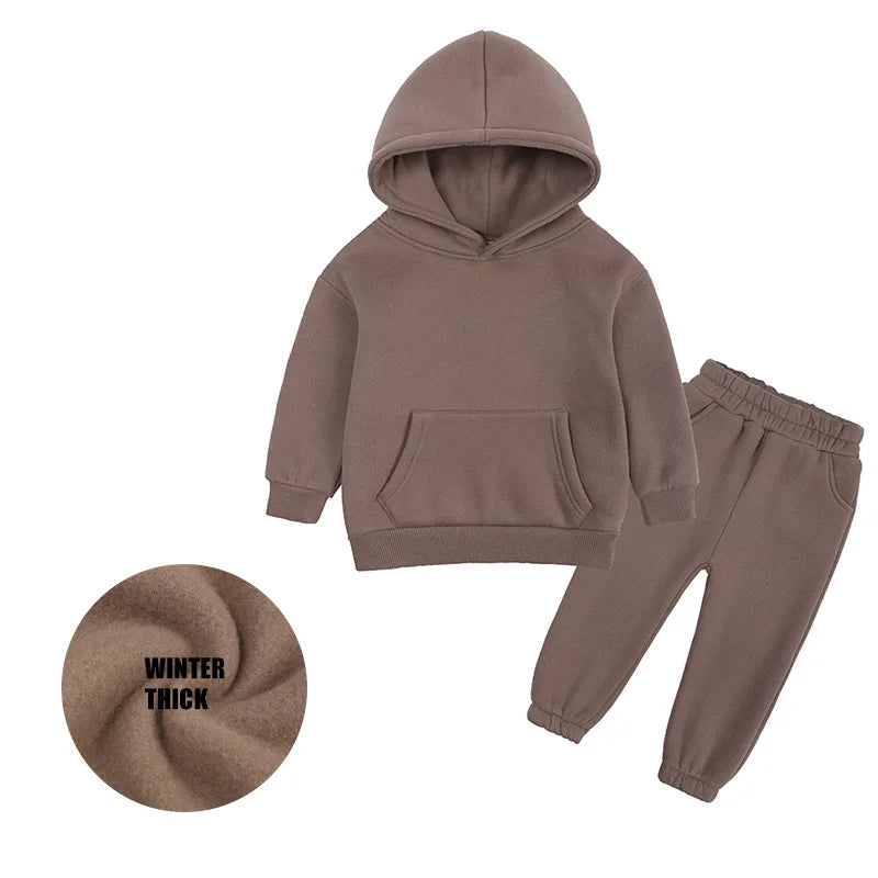 New Arrival Sport Suit for Boys Clothing Set Casual Warm Hoodie Long Sleeve Tops Pant Clothes For Kids Outfits Tracksuit 2 Pcs