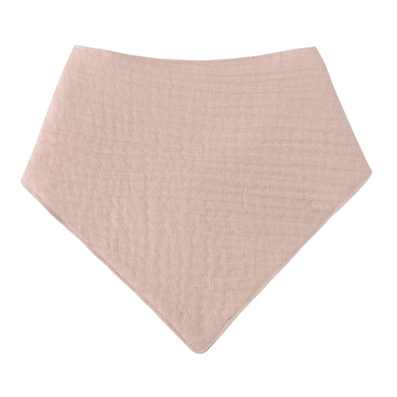 5Pcs/1pc Baby Infants Feeding Bib Soft Pure Cotton Bandana Muslin Absorbent Saliva Towel Toddler Scarf Newborn Burp