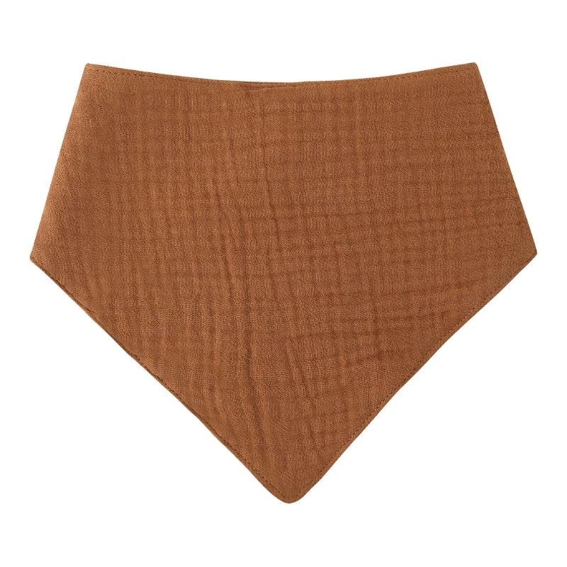5Pcs/1pc Baby Infants Feeding Bib Soft Pure Cotton Bandana Muslin Absorbent Saliva Towel Toddler Scarf Newborn Burp