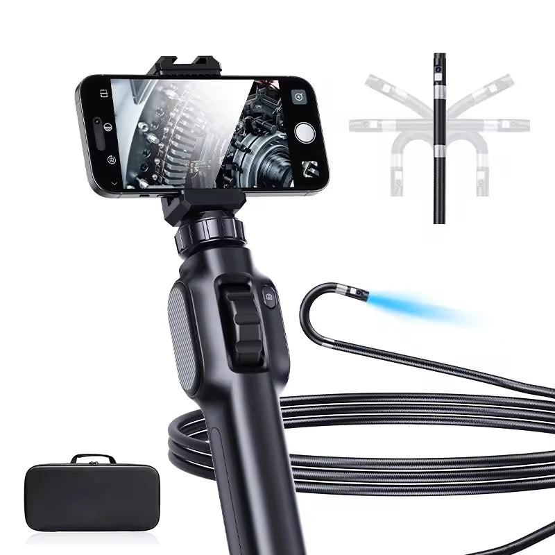 Industrial Videoscope with 360° Rotation 2MP HD 4.3 - Inch IPS Screen IP67 Waterproof Two Way Rotation Steering Wheel Control