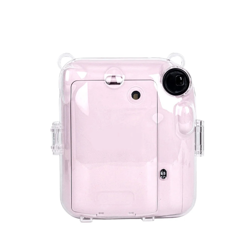 Durable Anti-Scratch Anti-Drop PC Crystal Case for Instax Mini12 Transparent Storage Protective Cover for Mirrorless Camera