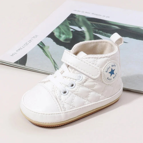 2025 Baby Boy Girl Spring and Autumn Fashion Design TPR Sole Anti Slip Walking Shoes High Quality Breathable Prewalker Shoes