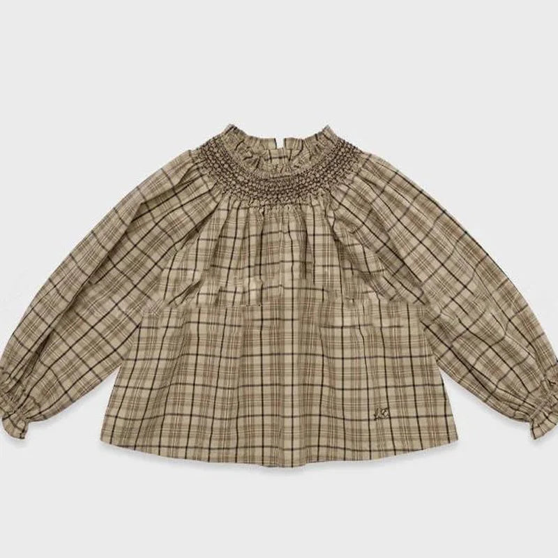 Lou 2025 Autumn Kids Blouse Top Warm Knit Sweaters Cardigan Winter Down Coat Outwear Floral Girl Casual Pant Clothing