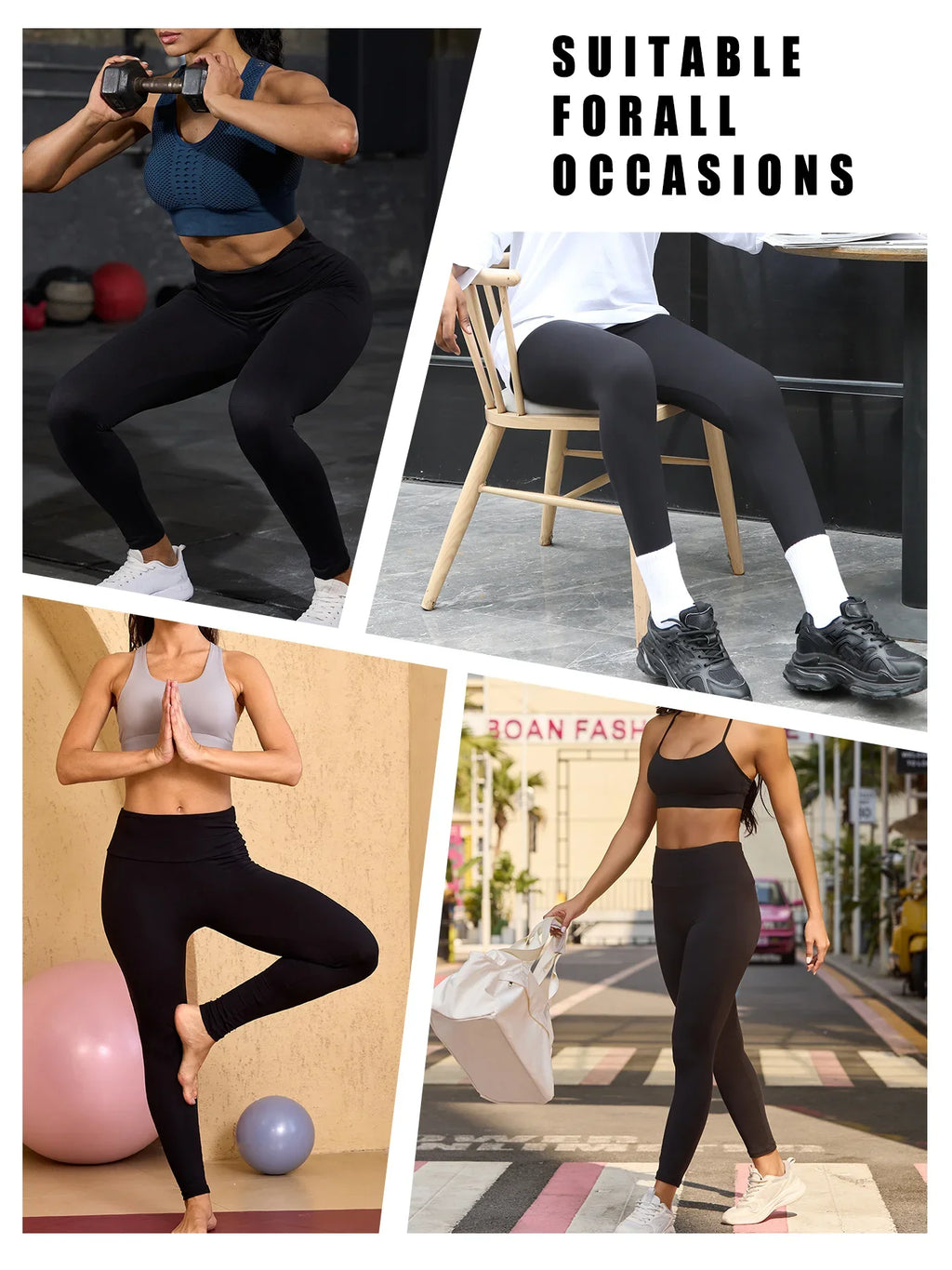 3 Pack Women's Super Soft Leggings High Waisted Tummy Control Workout Yoga Running Athletic Push Up Gym  Leggings