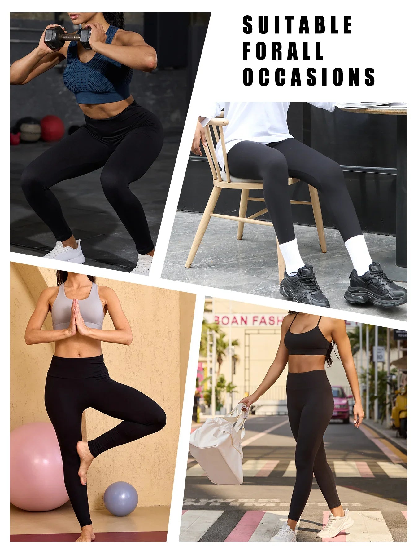 3 Pack Women's Super Soft Leggings High Waisted Tummy Control Workout Yoga Running Athletic Push Up Gym  Leggings