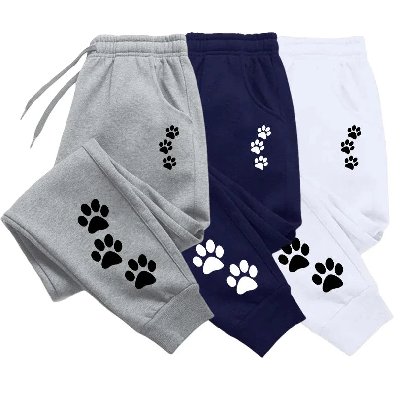 Womens Printing Sweatpants Fashion Casual Jogging Fitness Sport Trousers Street Versatile High Quality Soft Elastic Waist Pants