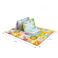 Double Sided Foldable Children's Play Mat Waterproof Non Slip Cartoon Pattern Crawling Mat Indoor Activity Foam Flooring