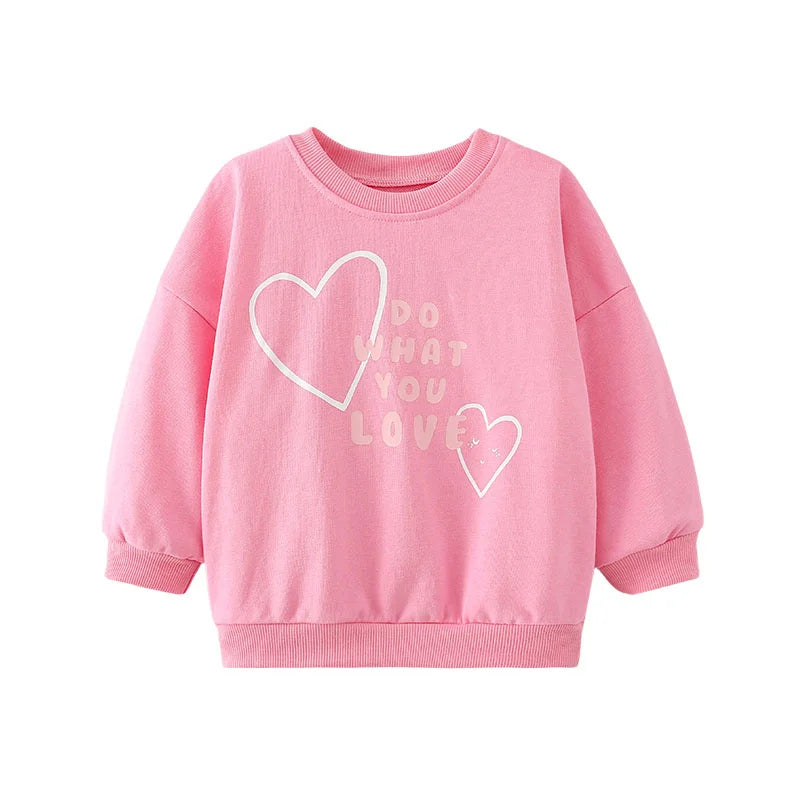 Jumping Meters Fashion Girls Sweatshirts Butterfly Toddler Kids Clothing Autumn Spring Sport Baby Hooded Shirts Clothes Shirts