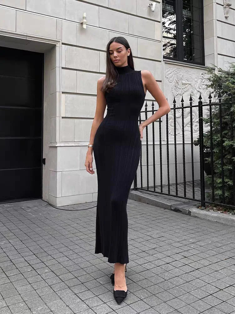 Sexy Pearls Hollow Out Knit Mini Dress Women Sweet Backless Beach Holiday Evening Dresses Party Summer Vacation Robes Design New