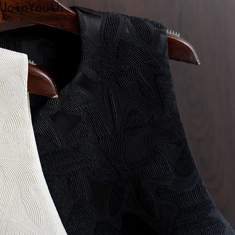 2025 Ropa Mujer Vintage Tanks Chinese Style Jacquard Cotton Vest for Women Chalecos Para Mujer O-neck Sleeveless Waistcoat Tops