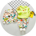Autumn Baby Girl Clothes Suit Children Boys Cartoon Hooded Jacket T-Shirt Pants 3Pcs/Sets Toddler Casual Costume Kids Tracksuits